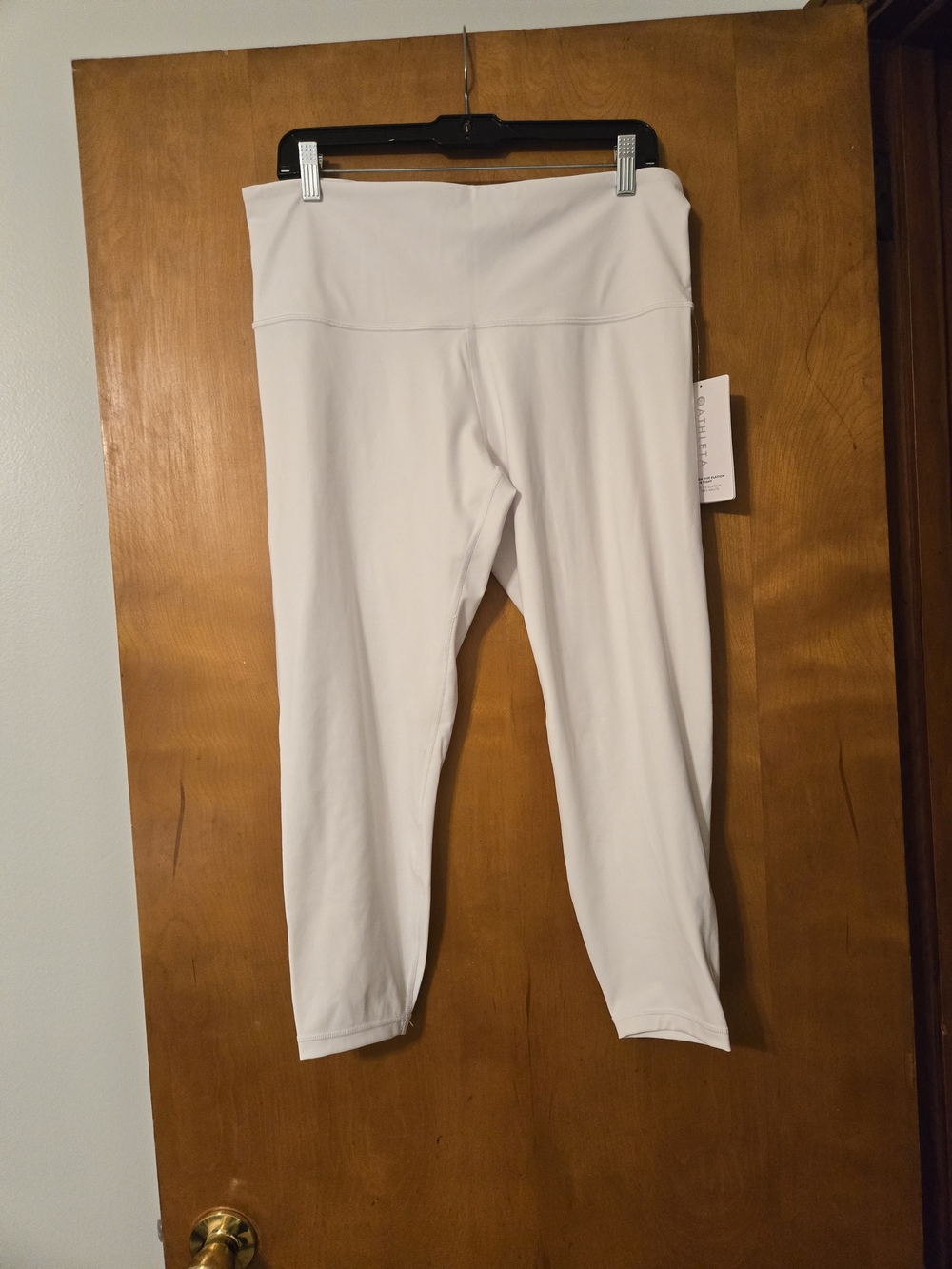 NWT Athleta Ultra High Rise Elation 7/8 Tights White 1X